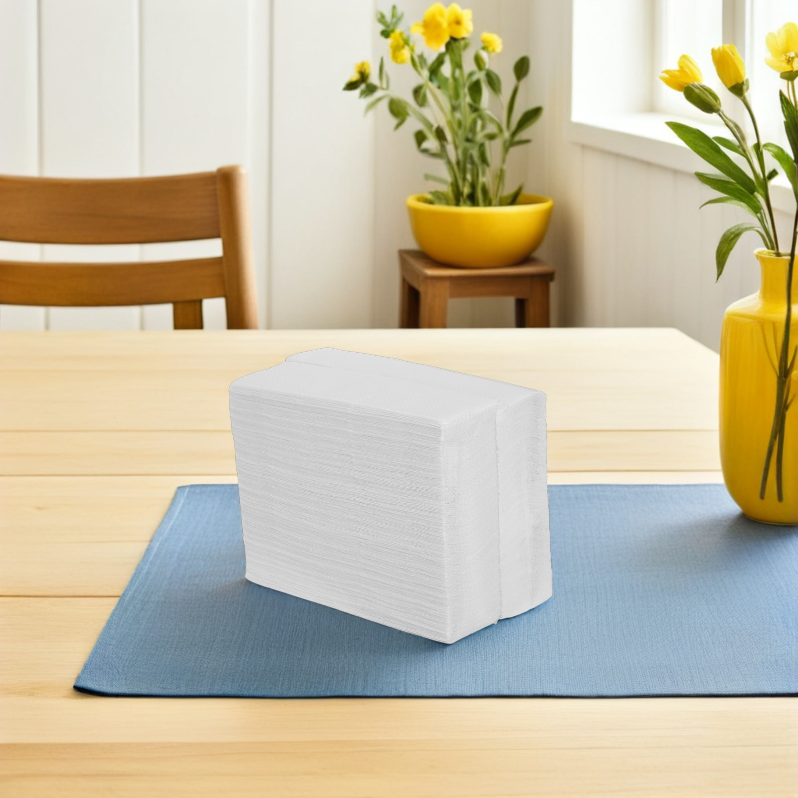 400Pcs Thickened Natural Pulp  - đánh giá và giá Home Bathroom Paper Towels