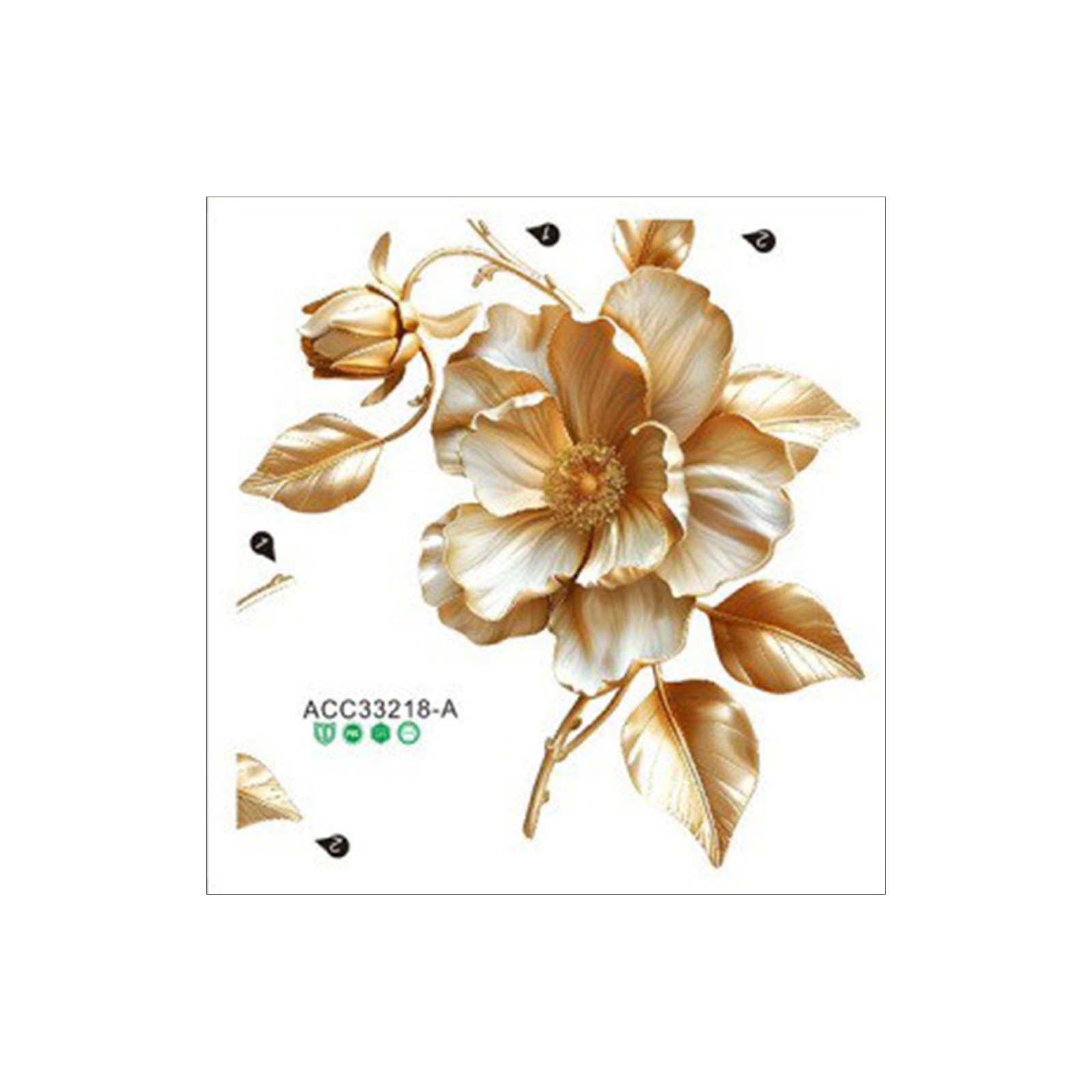 2pcs Floral Toilet Stickers To - đánh giá và giá Home Of The Year Bathroom