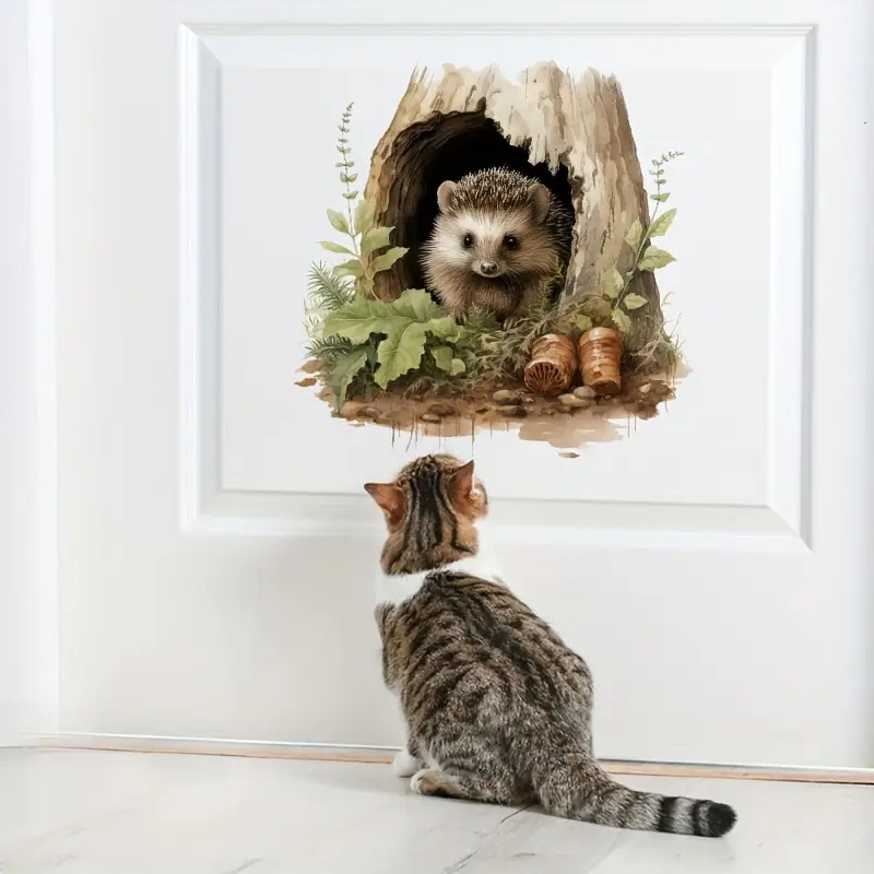 Little Hedgehog Hole Decal, To - đánh giá và giá Home Toilet Bathroom Design
