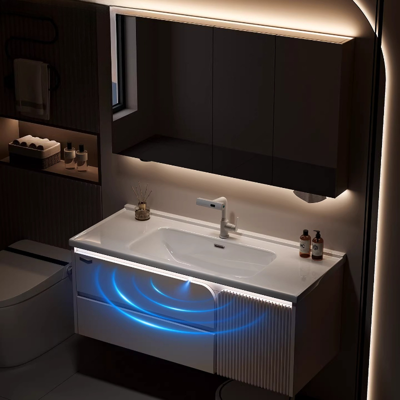 #Home Ceramic integrated basin - đánh giá và giá Home Bathroom Vanity Combo