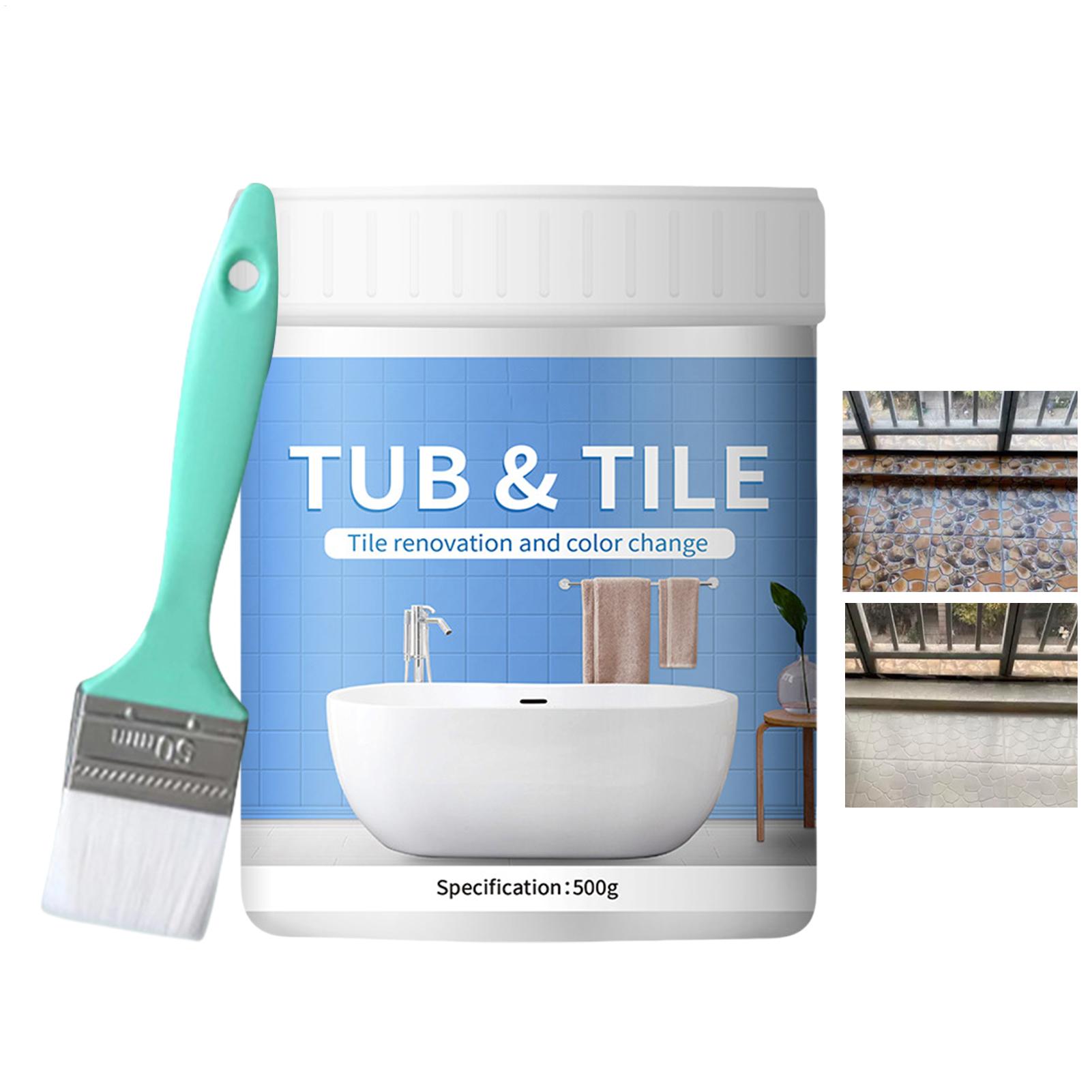 Bathroom Tile Paint Kit 500g W - đánh giá và giá Home Bathroom Tiles