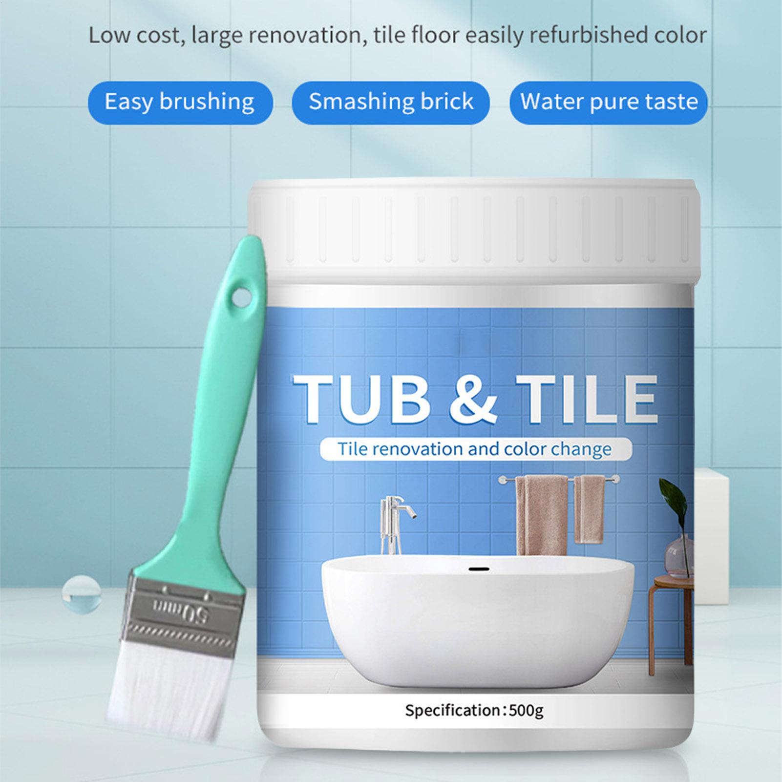 Bathroom Tile Paint Kit 500g W - đánh giá và giá Home Bathroom Tiles