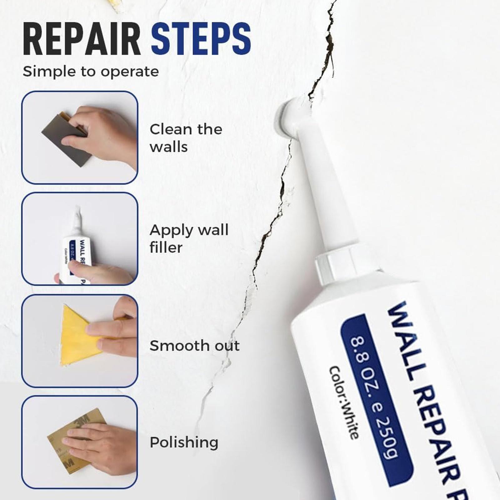 DIY Wall Crack Repair Paste Dr - đánh giá và giá Home Bathroom Tiles